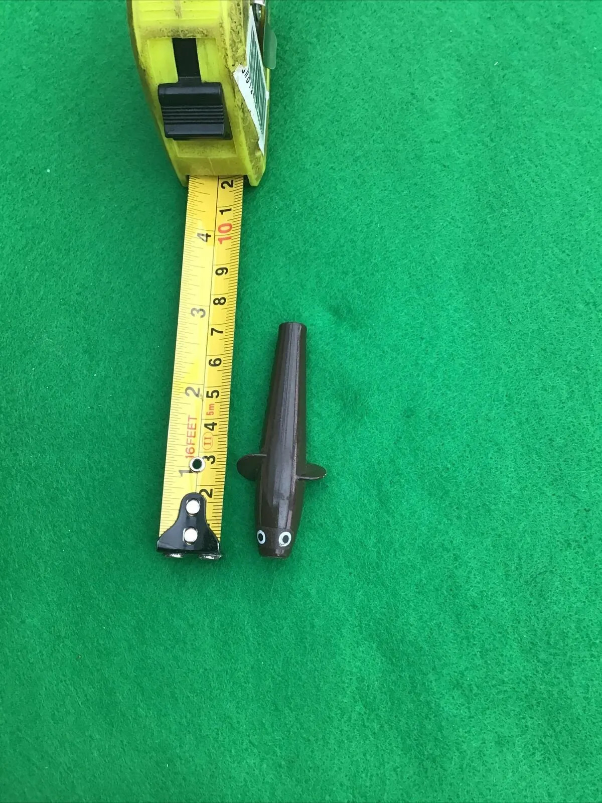 Vintage Hand Painted Set Of Six Fishing Hooks. Minnow Wooden Spinners. 2 Hooks. - Image 4