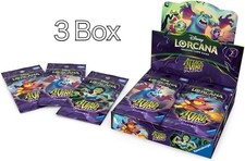 Set of 3 Box Disney Lorcana Attack of the Vine Booster Box Japan Sealed July