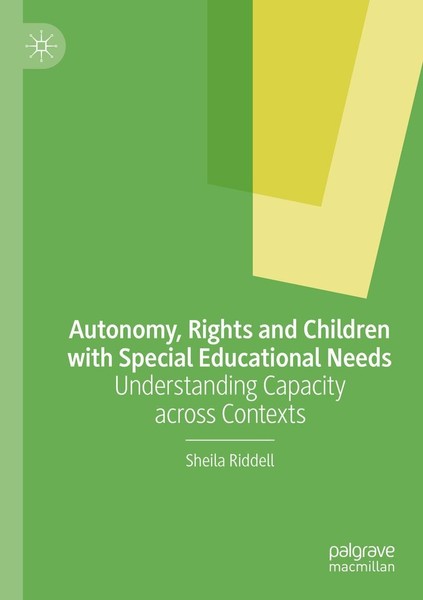 Sheila Riddell | Autonomy, Rights And Children With Special Educational Needs-image