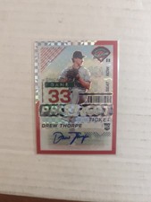 2024 Prospect Edition Drew Thorpe Chrome Red Refractor /99 Auto RC WHITE SOX 174