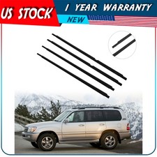 4x For 1998-2007 Toyota Land Cruiser Lexus Lx470 Weatherstrip Door Belt Moulding