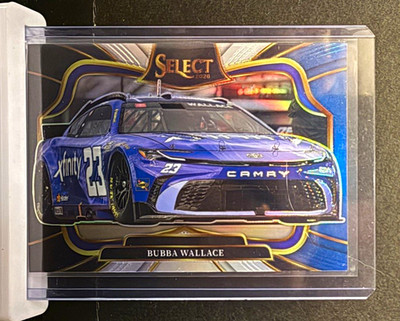 2026 Panini Select Pit Road Bubba Wallace #155 Black Blue Prizm Serial 9/49