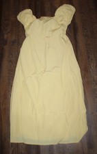 A New Day Dress Womens puff sleeve dress size M Yellow