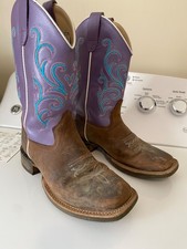 old west girls cowboy boots size 3 D barely worn