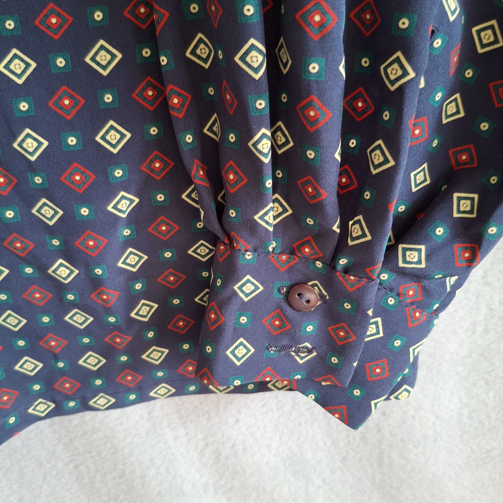 Pendleton Size 8 Blouse Vintage Button Accent Col… - image 6