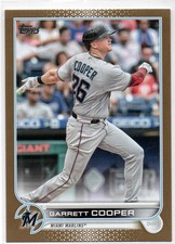 2022 Topps Update GOLD  #US271 Garrett Cooper Miami Marlins    55