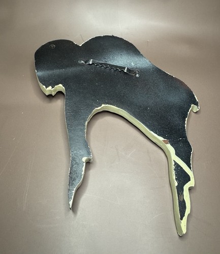 Vintage Metal Bison Wall Art 8” Buffalo Western Lodge Decor Rustic Folk Art - Picture 9 of 9