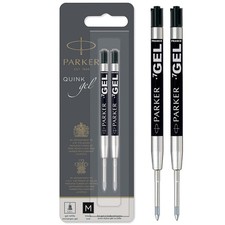 Parker Refill for Parker Retractable Gel Ink Roller Ball Pens, Medium Conical...