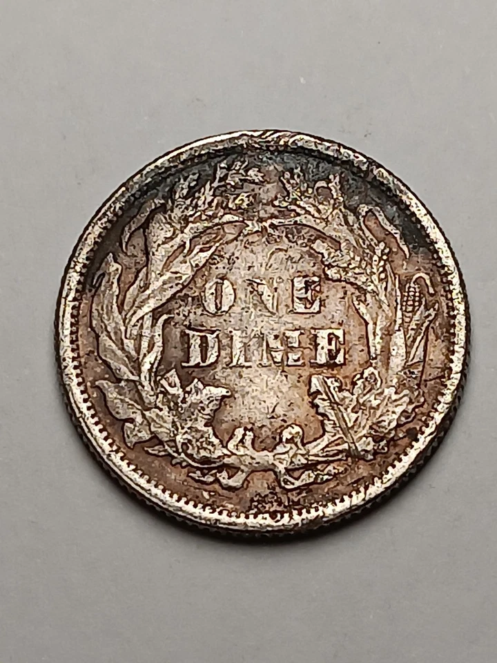 1876 P US Seated Liberty Silver Dime - Image 4 of 4