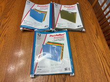 36 Pendaflex Essentials Hanging Folders Letter 1/5 Tab Assorted Colors New