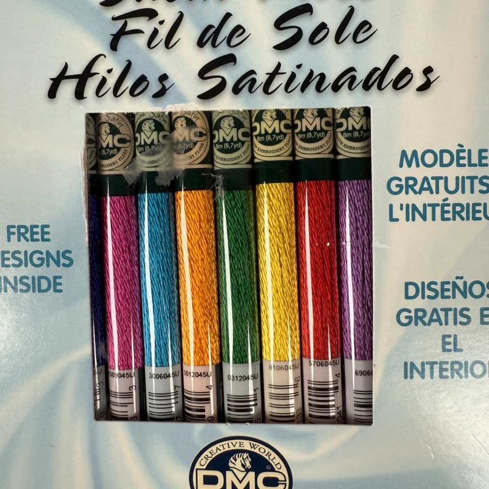 DMC Satin Floss Collection Pack 8.7yd 8/Pkg, Radiant Treasures - Image 2 of 3