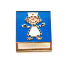Nurse Cartoon Pin Medical Brooch Retro Fun Gift Healthcare Doctor Nurse Collecto