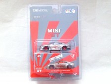 (SQ663) MINI GT 49 LB Works Nissan GT-R Satin Silver RHD Nissan Liberty Walk