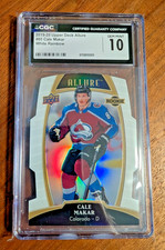 2019-20 Upper Deck Allure Cale Makar RC White Rainbow #80 Rookie