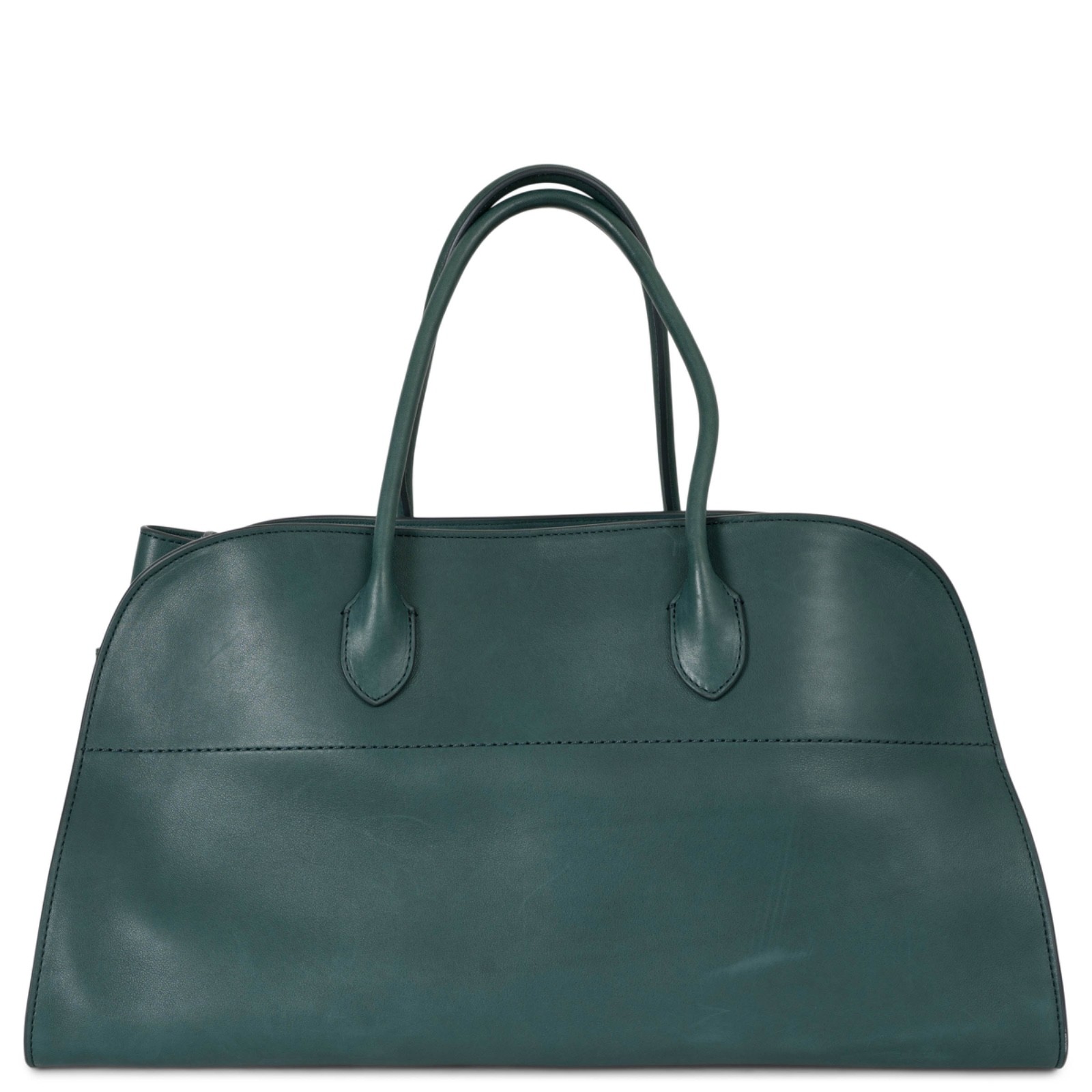 73774 auth THE ROW Cypress green leather EW MARGAUX Tote Bag