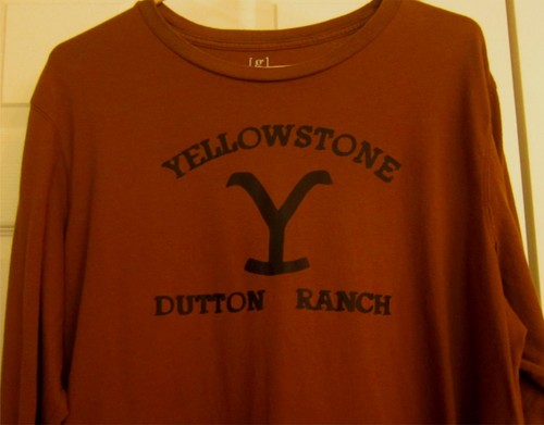 YELLOWSTONE DUTTON RANCH HERREN HEMD MONTANA TV SHOW KEVIN COSTNER GR. XLG 46-48 - Bild 2 von 3