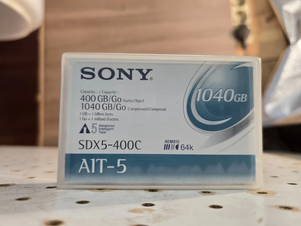 1x Sony SDX5-400C, AIT-5 Tape Datenkassette WORM 400GB 1040GB, NEU, 1x STÜCK  - Bild 3 von 4