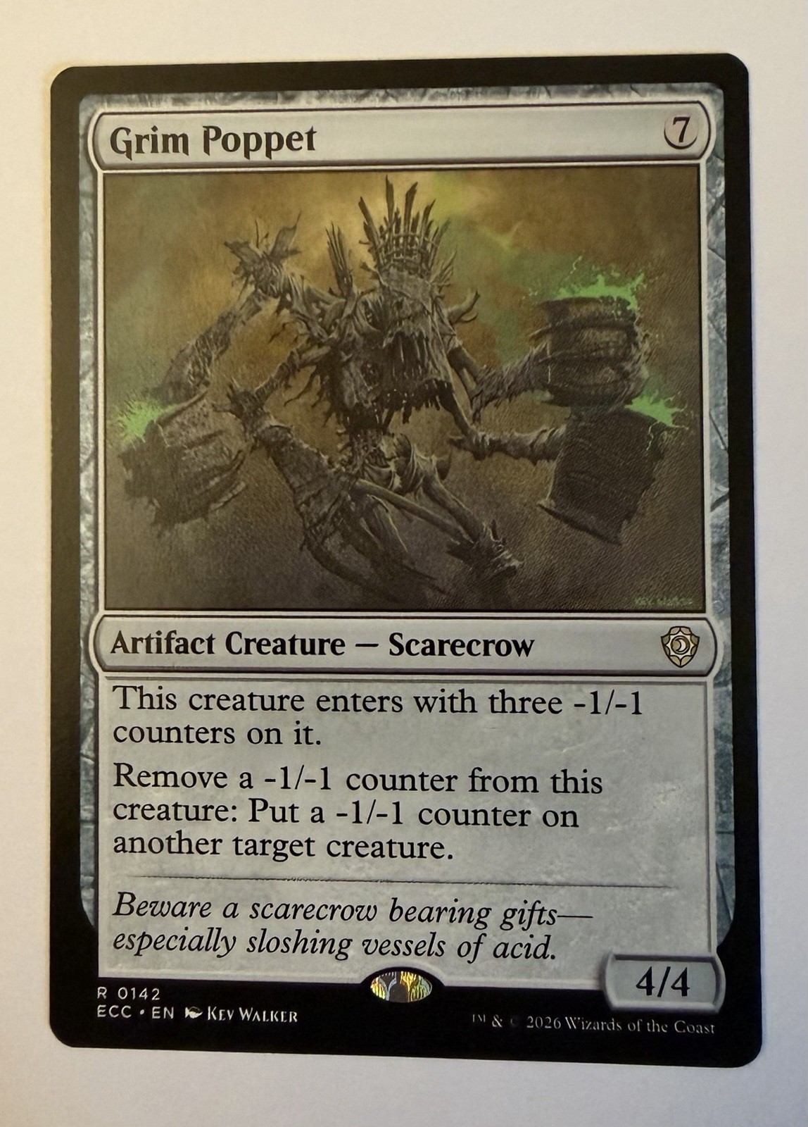 Grim Poppet #142 (NM) Commander: Lorwyn Eclipsed ECC Magic MTG