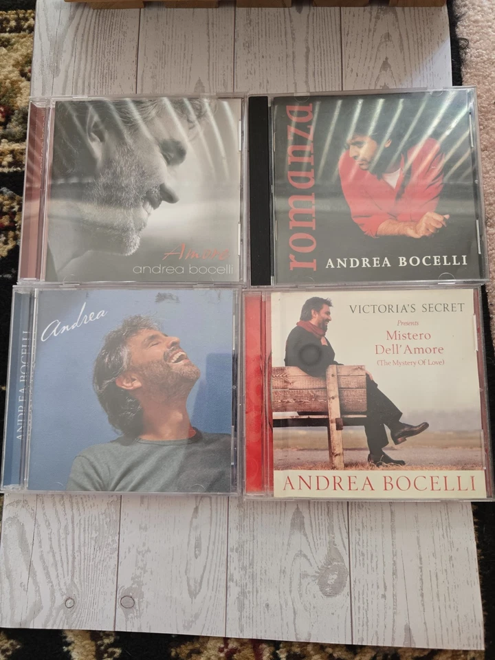 Andrea Bocelli 4 CD Lot Amore, Romanza, Mystery Of Love, Andrea - Image 1 of 4