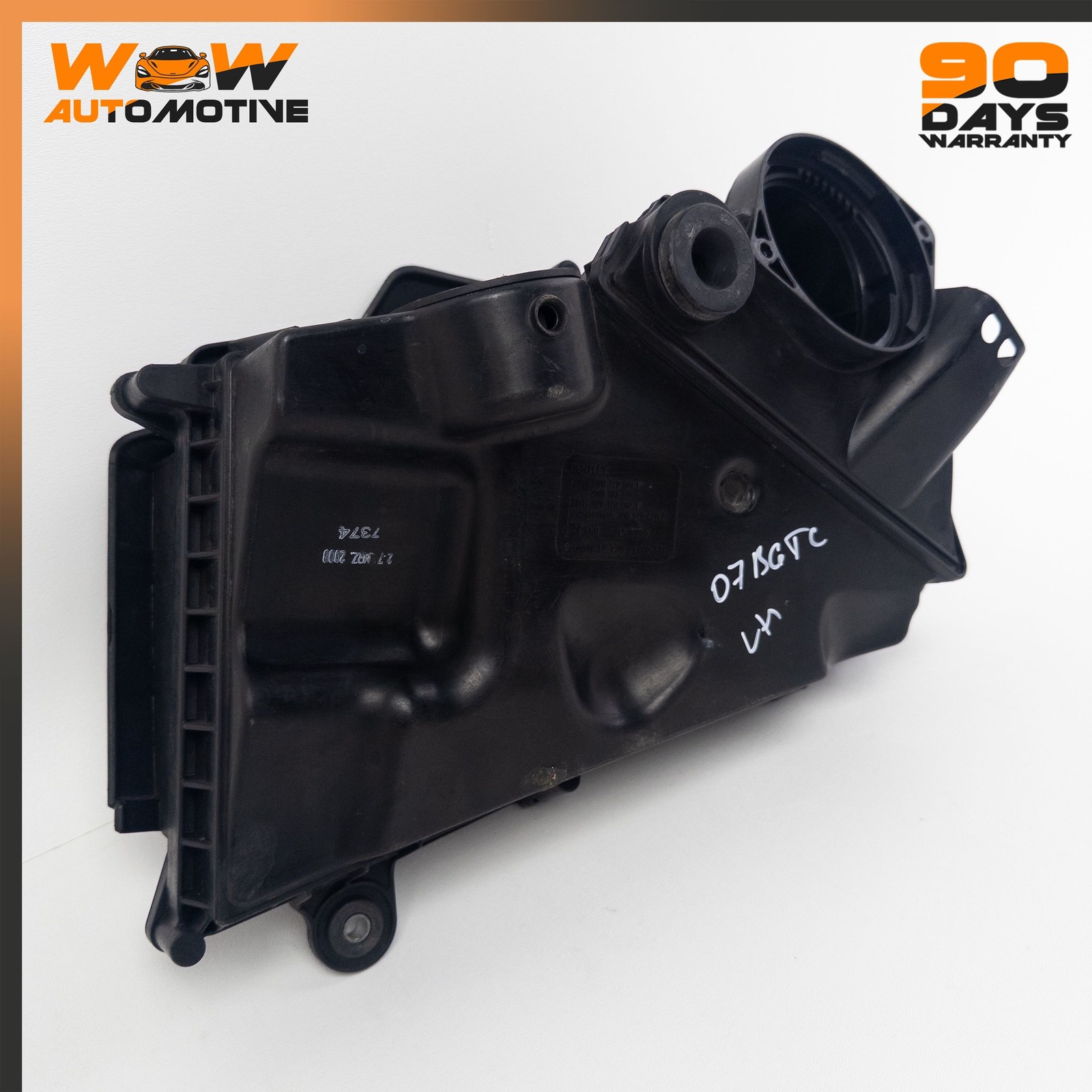 04-13 BENTLEY CONTINENTAL GTC RIGHT AIR INTAKE CLEANER FILTER HOUSING BOX OEM