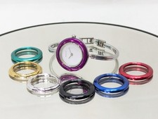 GUCCI Change Bezel 11/12.2L Watch Quartz 7 colors Women's Working Authentic