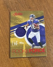 Chris Moore 2016 Panini Absolute Rookie Force Materials Red Cincinnati Ravens RC