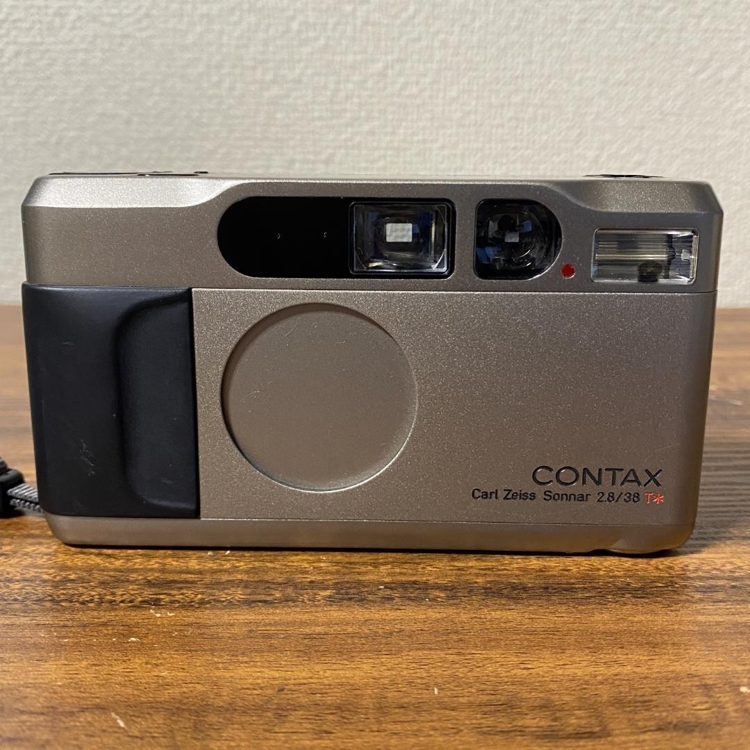 CONTAX T2 Carl Zeiss Sonnar 2.8/38 T Compact Film Camera Silver