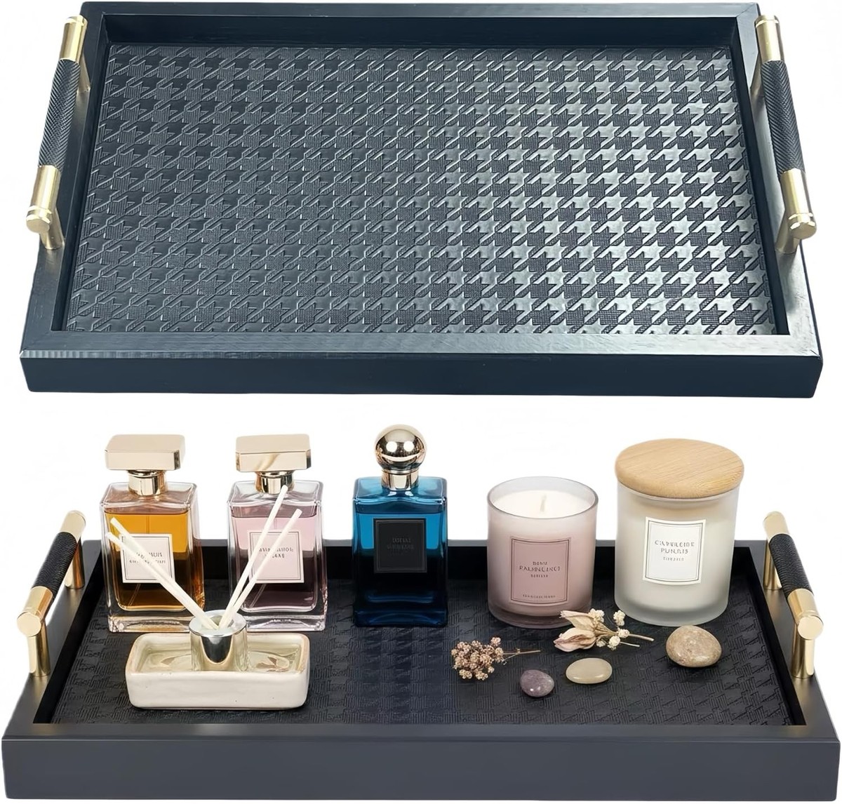 Bamboo Vanity Tray Dresser -13.4