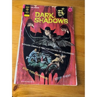 1972 Dark Shadows Vintage Comic Book - Bold Red & Black Cover