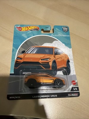 Hot Wheels Lamborghini Urus Orange #3 - 2022 Car Culture: Auto Strasse