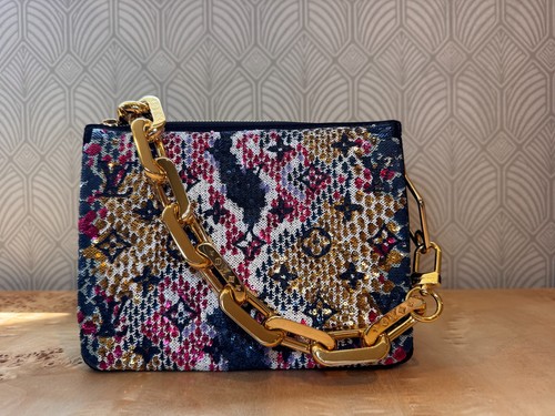 Louis Vuitton Coussin MM22344 Limited Edition Monogram Lambskin Full Set