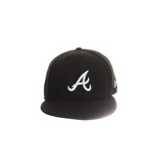 New Era, Baseball-Mütze, Größe: 61, 59FIFTY, Polyester, Schwarz, Herren #Amp