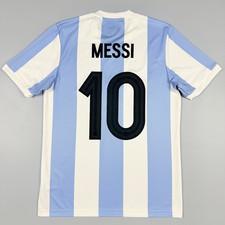Adidas Argentina 50th Anniversary Soccer Jersey Messi #10 Football Shirt Mens M