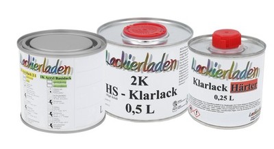 Autolack 1,25 Liter Set HS Lexus 1D4 Titanium Wunschfarbe Klarlack Härter spritz