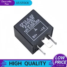 3-Pin Car Flasher Relay Fix Light LED Lamp Turn Signal Hyper Flash CF13 JL-02.