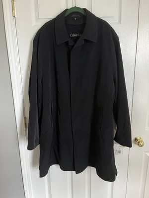 Calvin Klein Men s Park Overcoat Black 52L *New With Tags (other) MSRP 269.99