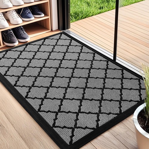 Door Mat for Indoor Entrance: Welcome Mats for Front Door Ultra Thin Washable...