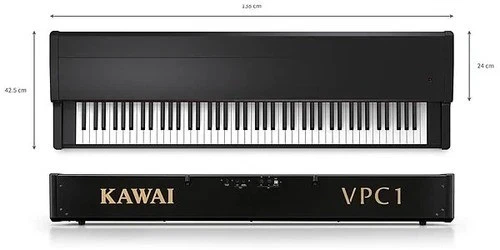 Kawai VPC1 88-Key Tecla de Madera Acción Piano Virtual USB MIDI Teclado Contr...