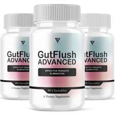  3 Pack Gut Flush Premium Probiotic Supplement, GutFlush Pills 180 Capsules 