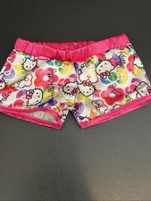 Build A Bear Hello Kitty Floral Shorts Spring Summer Pink San Rio