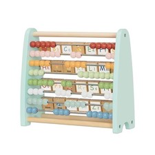 Wooden Double-Sided Abacus, Counting  ABC Alphabet Toy for Kids 2-5, OT-Sele...