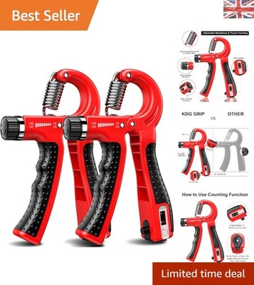 High-Quality 2 Pack Hand Grip Strength Trainer for Muscle Building & Recovery