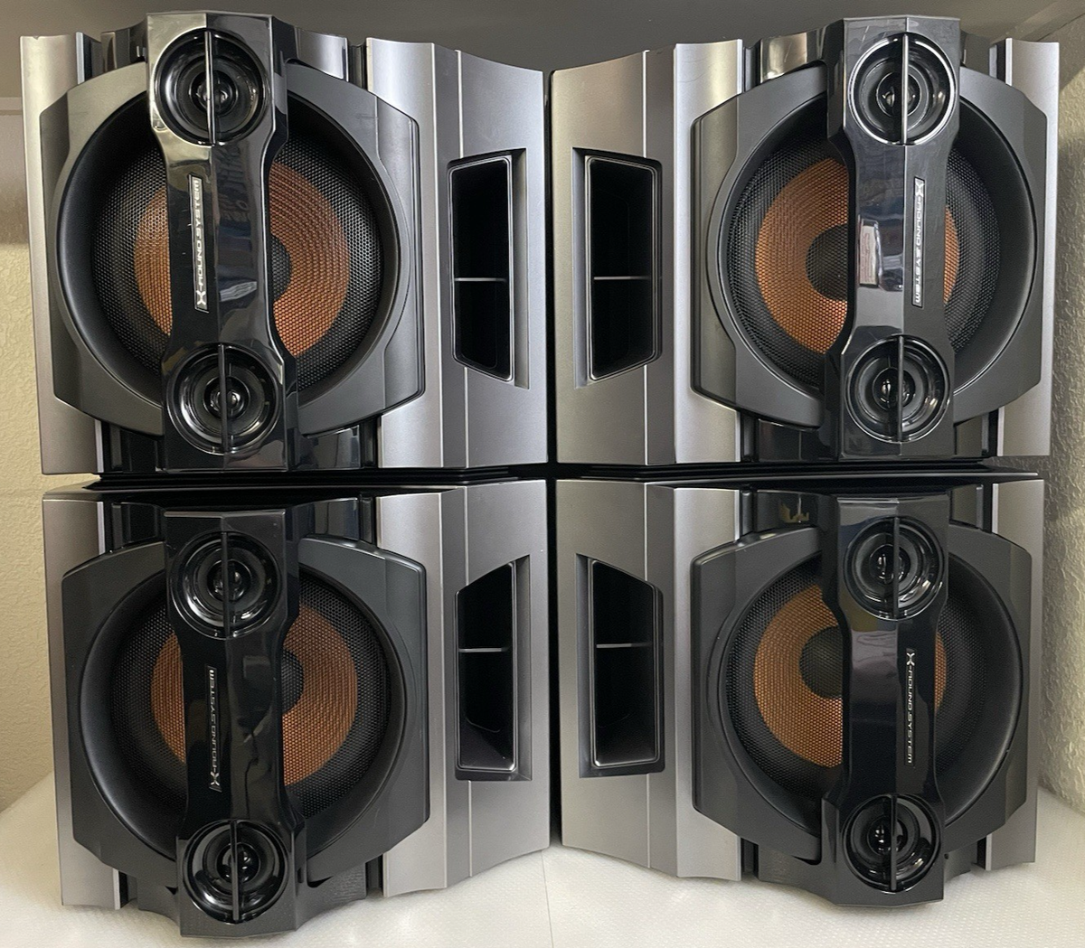 SONY ソニースピーカー Sony SS-ZX99i X-Round Stereo System Set Of 4 Speakers **AS IS