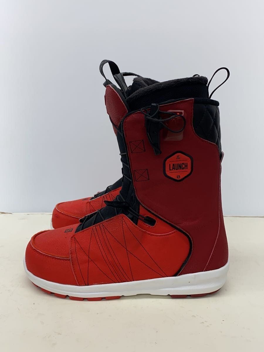 Stivali da snowboard Salomon 27 5 cm corsa rapida ROSSO usati