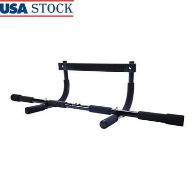 Multi-Function Pull-Up Bar W/ 12 Grip Options Upper Body Strength Training New