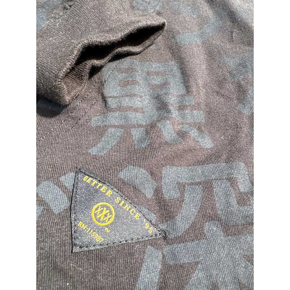 Kanji Jersey Sudadera con Capucha 10 Profundo Grande 10ª División Ropa Suministro Negro Foto 2 de 4