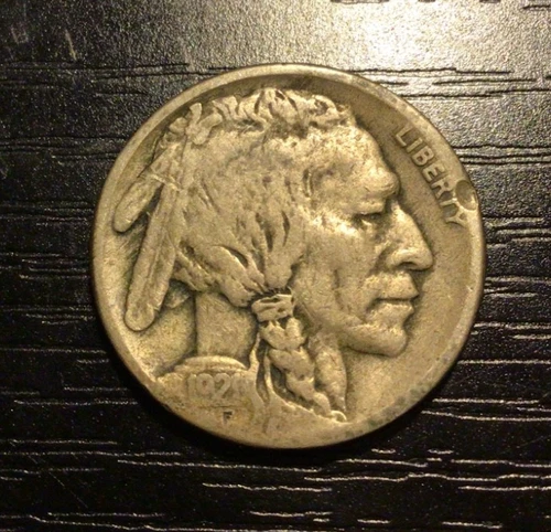1921-S Buffalo Nickel, VG. Key Date, Full Date, Bottom of Horn! C194