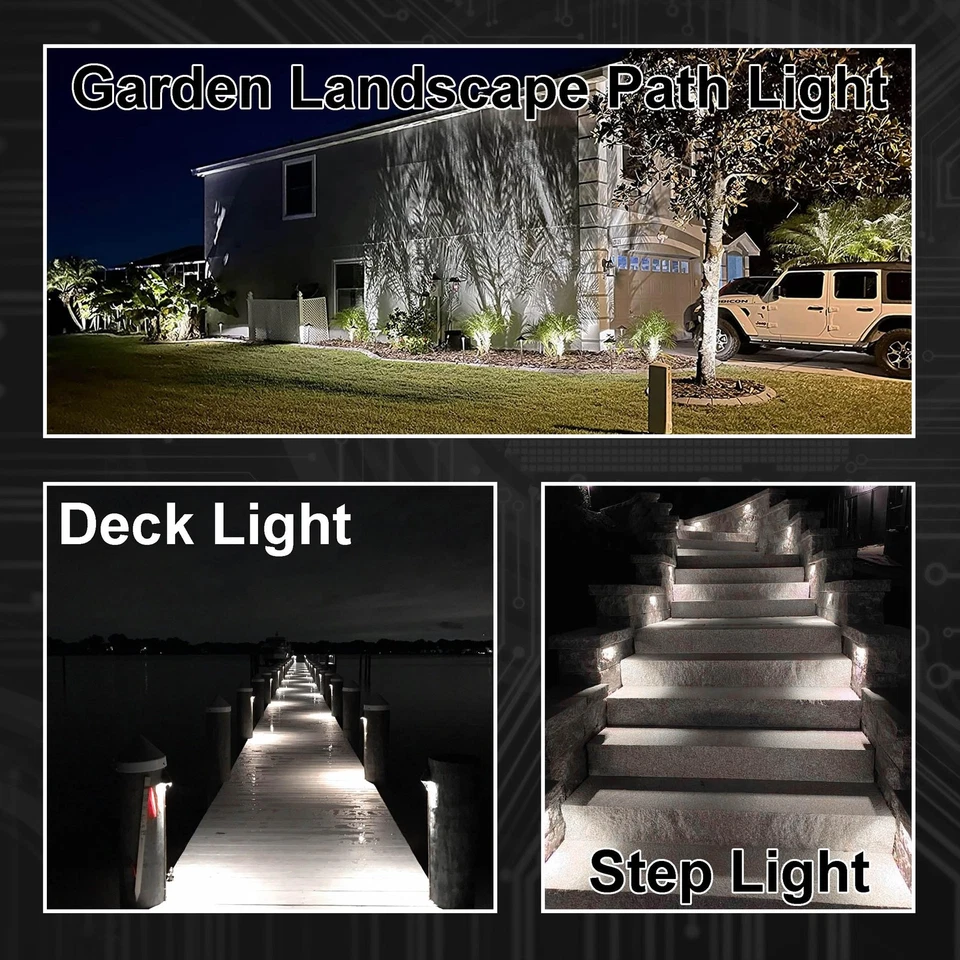 15W 20W T5 T10 Wedge Base LED Light Bulb 300lm AC/DC 12V-24V Daylight White 6... - Image 3 of 4