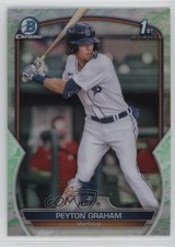 2023 Bowman Chrome Prospects Lunar Glow Refractor Peyton Graham #BCP-57 0ck5