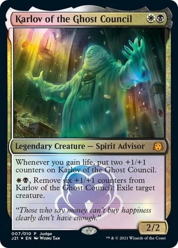 MTG Karlov of the Ghost Council - Foil Judge Academy Promo, Judge Promos, Lightl